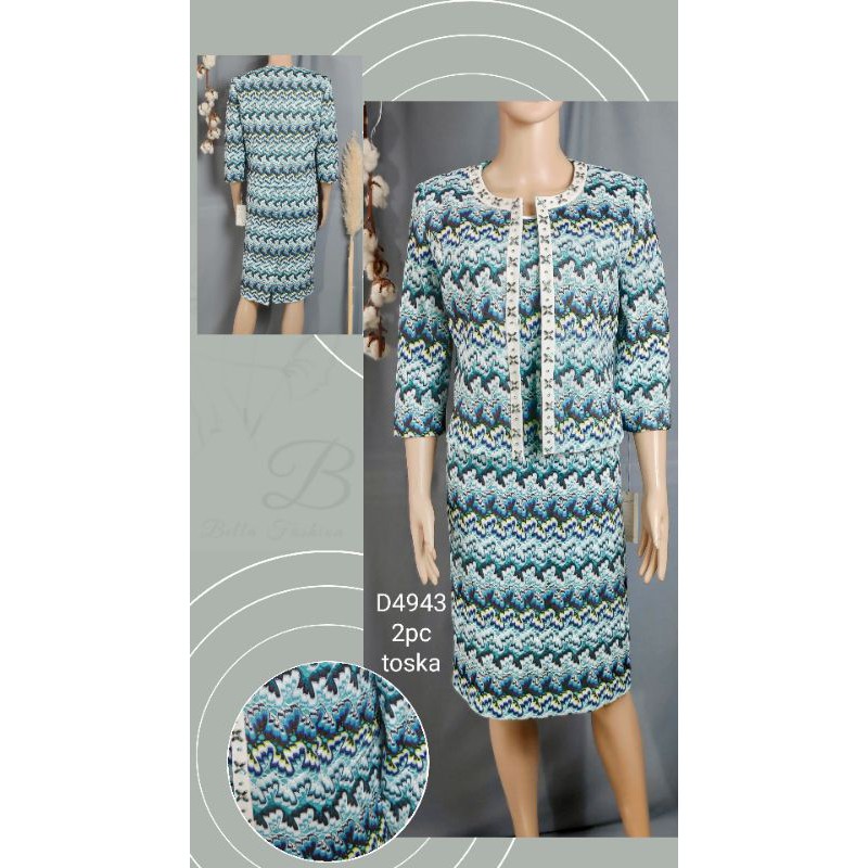 setelan dress Dragon D4943