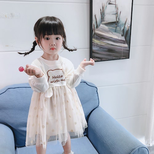 Dress Anak Perempuan Princess Hello With Me  Kualitas premium K59