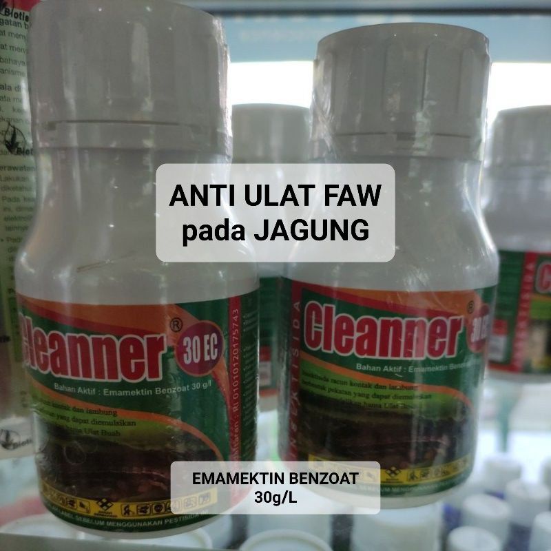 CLEANNER 30EC 250ml insektisida EMAMEKTIN BENZOAT emamectin obat ulat grayak FAW jagung bawang CLEAN