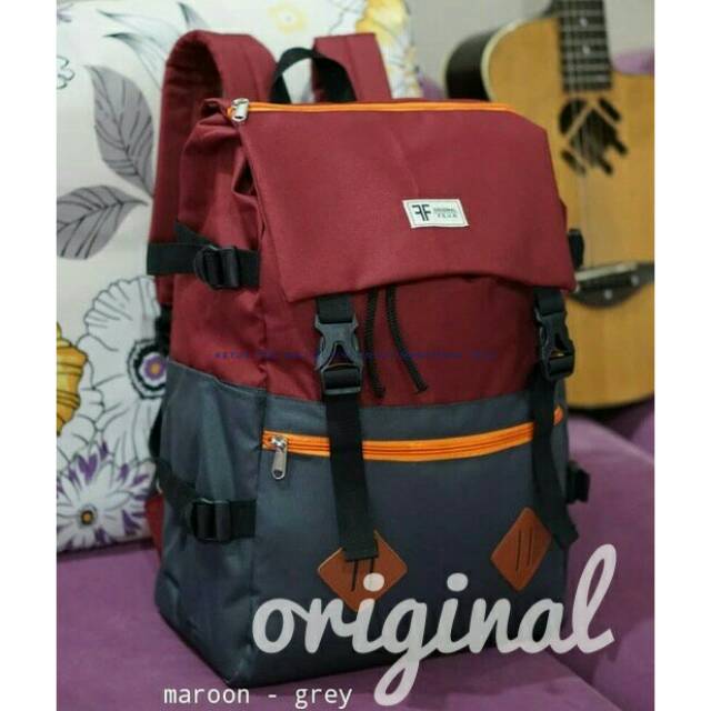 Tas Ransel Backpack Punggung Original Distro Tas Sekolah Kuliah Traveling Pria wanita