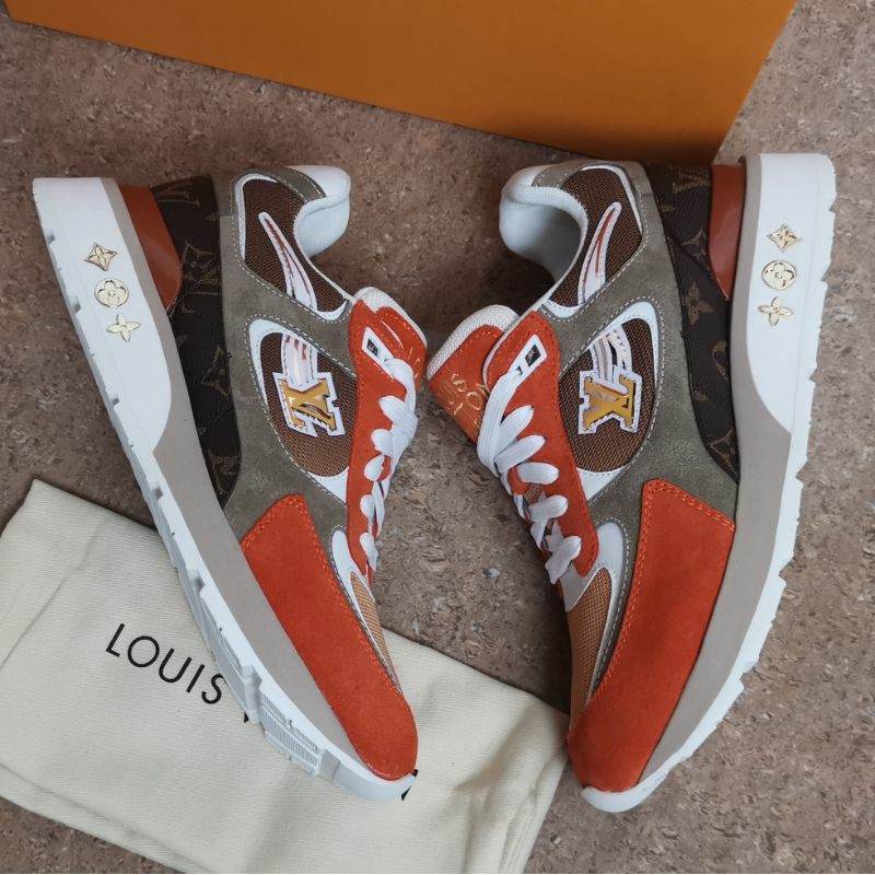 lou is vuitton sneakers run away shoes mirror vip sepatu lv pria kets branded terlaris kulit