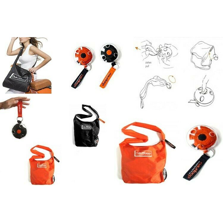 READY Bag Roll Up Tas Belanja Gulung praktis Portable Kapasitas Besar - Kantong Belanja Reusable Shopping Bag