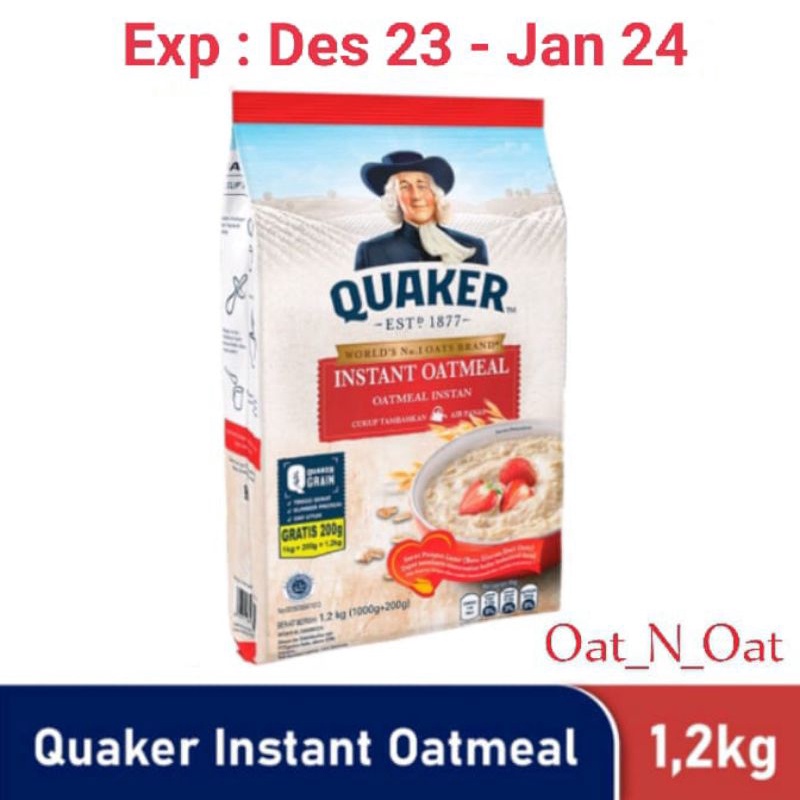 

Quaker Oatmeal Instant 1200Gr