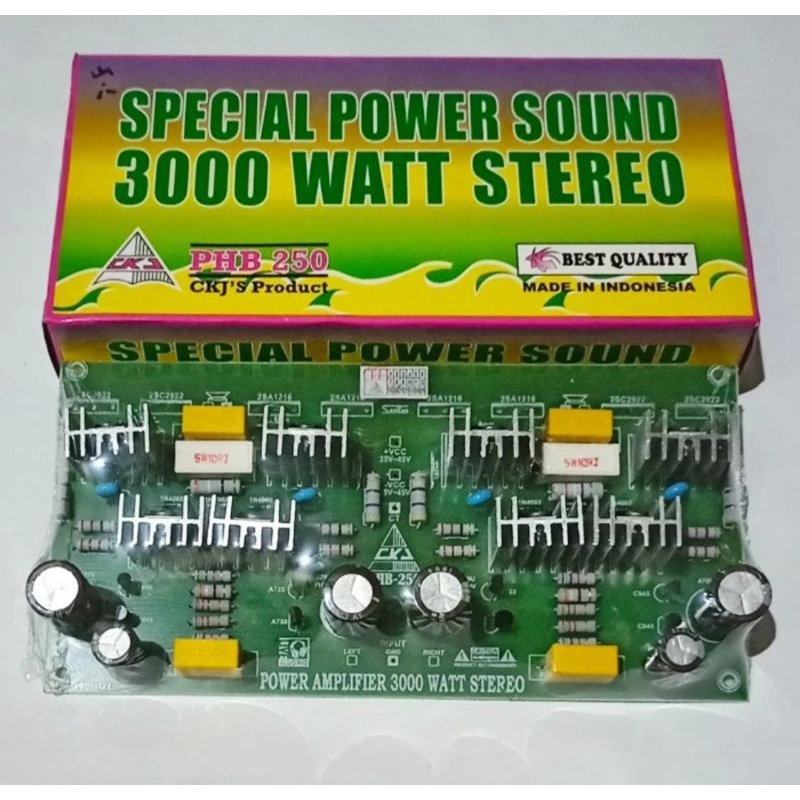 KIT Driver Power Amplifier 3000W Stereo Special Power Sound By CKJ