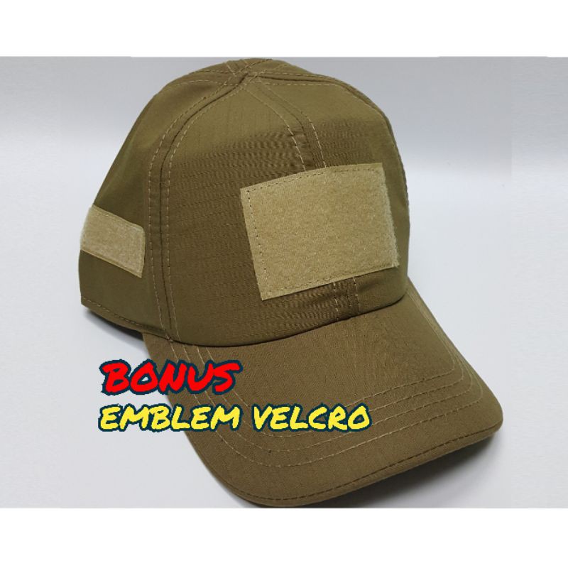 Topi Tactical Velcro Bonus Emblem