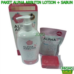 [COD] Paket 3in1 Alpha Arbutin Lotion Soap Bubuk Powder I Paket Hemat Alpha Arbutin BPOM 100% Original