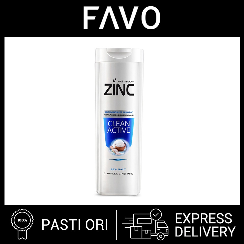 Sampo Zinc Clean & Active Cool Shampoo - 170 mL