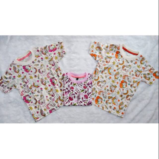 Kaos anak little pony / kuda pony usia 1- 6 tahun