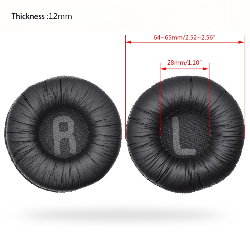 1 Pasang Busa Earpads Bahan Kulit Lembut Untuk Jabra Move Wireless Headphones