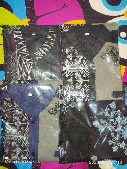 Koko Arabian / Kemeja Combi Batik / Koko Hadroh