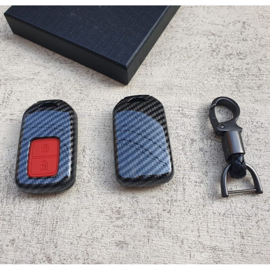 Casing Kunci Carbon Honda New HRV Smart key Keyless  Key Case Cover