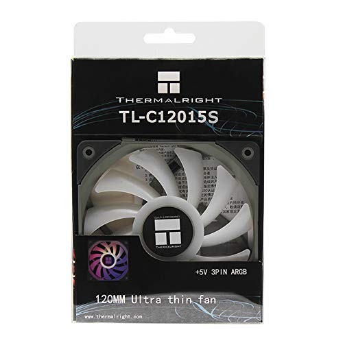 Fan THERMALRIGHT TL-C12015S ARGB Black 120mm SLIM 15mm PWM Fan