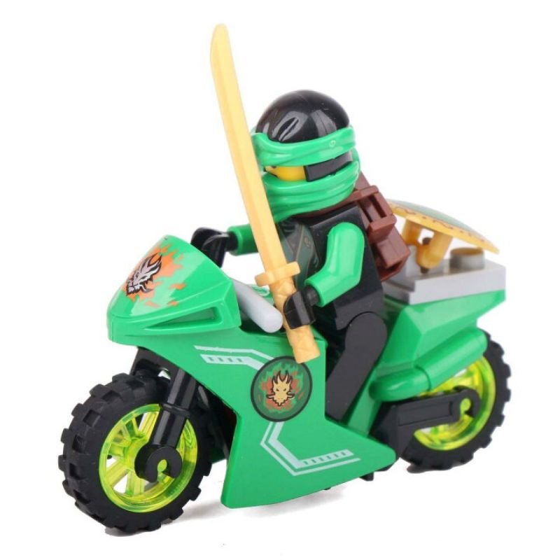 Lego Ninjago Lloyd Motor Minifigure Ninja Kai Cole Jay Wu Ice Carnage Killer Ultraman