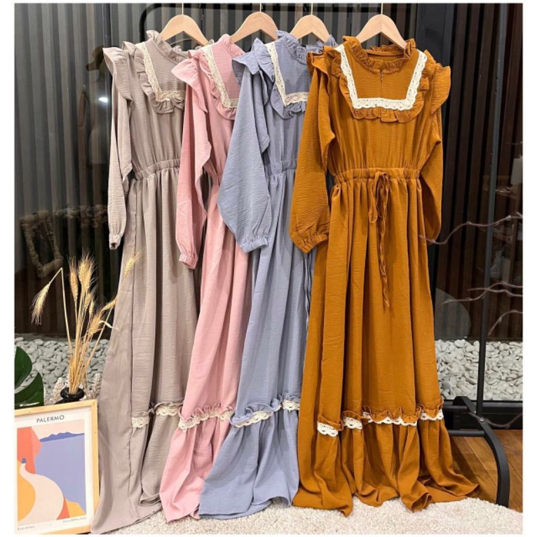 DRESS GRATIAS CITRA BHN CRINCLE PREMIUM LD110 PB133 by GRATIAS CITRA