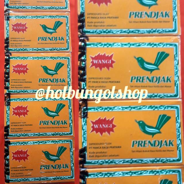 

Teh prendjak bubuk,teh wangi 10 kotak 500grm