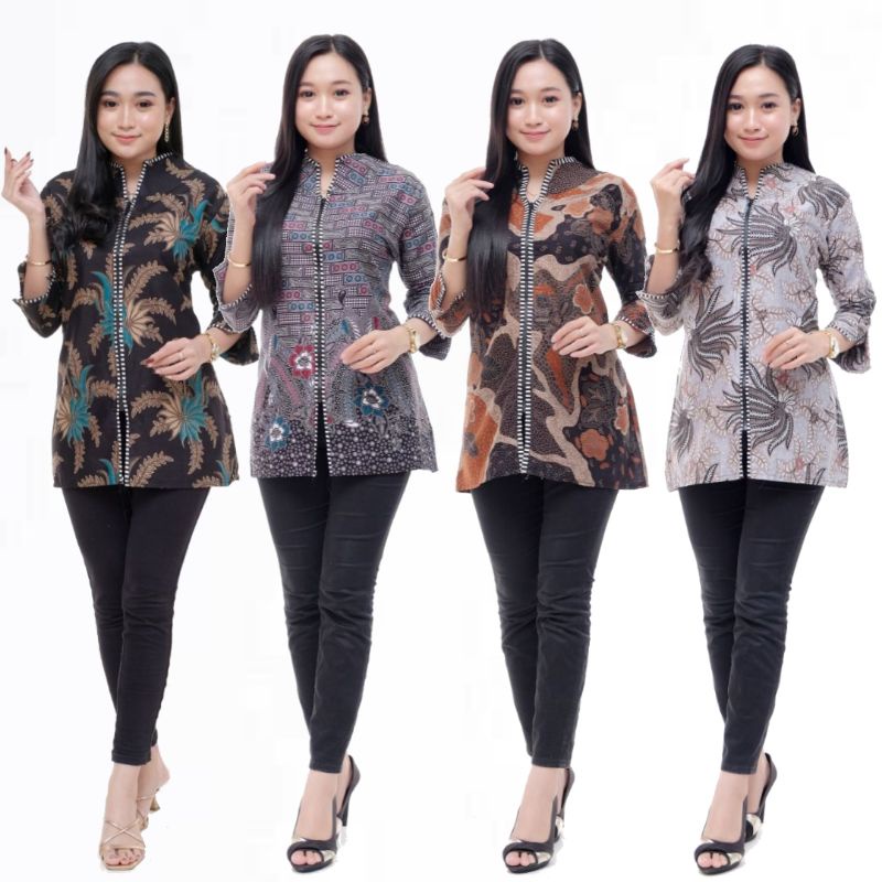 Sale Baju Batik Wanita_batik Wanita Modern Monalisa Genes M,l,xl Dan Xxlasli Pekalongan Ereg9Ojfz1yKrV