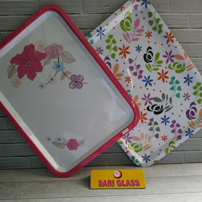 Nampan / Baki Segi Melamin 17" Vanda