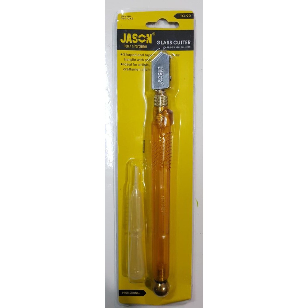 

Promo JASON Pisau Potong Kaca Glass Oil Knife Cutter dibwh toyo tc 90 Limited