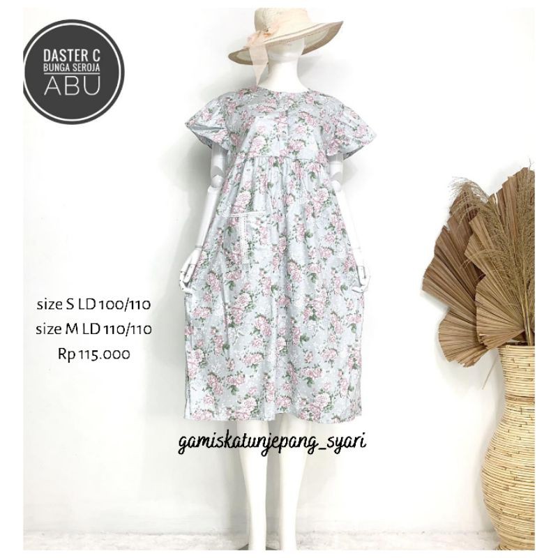 homedress daster daily dress katun jepang ori tokai senko bisa bumil dan busui