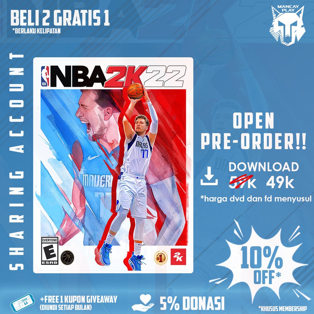 Nba 2k22 Original Pc Shopee Indonesia