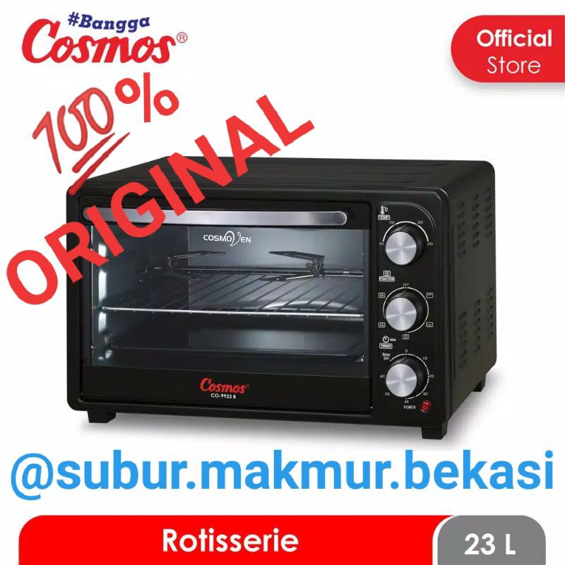 Oven Listrik Cosmos 23 Liter CO-9923 RB