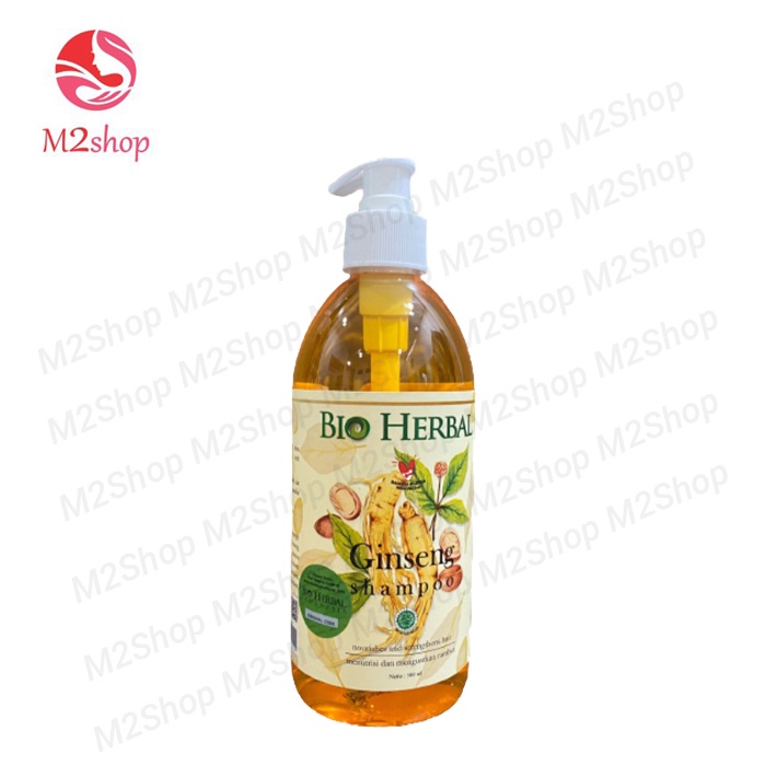 [COD] NEW Bioherbal 500 ML Shampo Menumbuhkan dan Mengobati Rontok dalam 14 hari Ginseng Korea | Bioherbal Shampo 500 ML