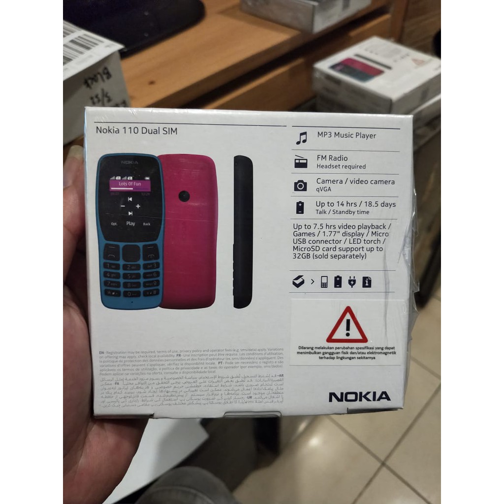Nokia 105 Dan Nokia 110 Dual Sim Garansi Resmi Tam Shopee Indonesia