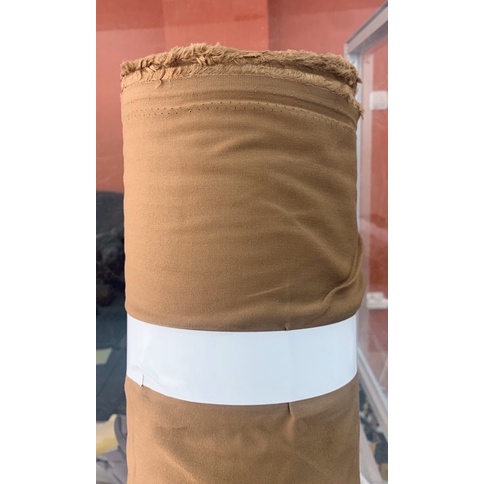 Kain Rayon Twill Polos (100%Rayon) PREMIUM-Mocca