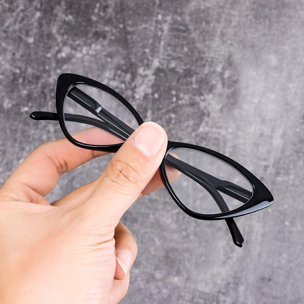 Suyo Cat Eyes Presbyopia Eyeglasses Kacamata Unisex Lensa Bening Ultra-Ringan