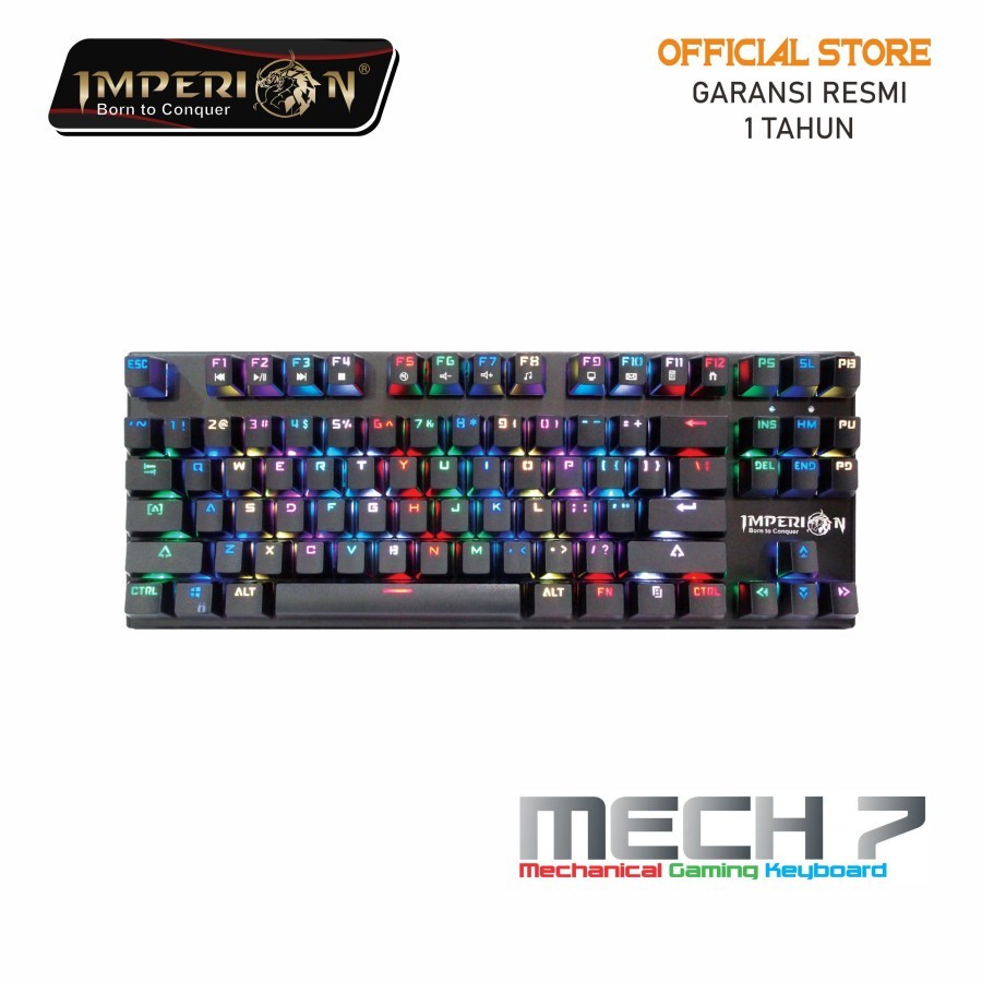 Keyboard Gaming Mechanical Imperion Mech 7 KG-M07R TKL RGB - MECH7