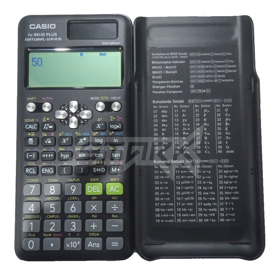 

Kalkulator CASIO FX 991 ID PLUS - Kalkulator Scientific - Kalkulator Ilmiah -Kalkulator Fisika Sains