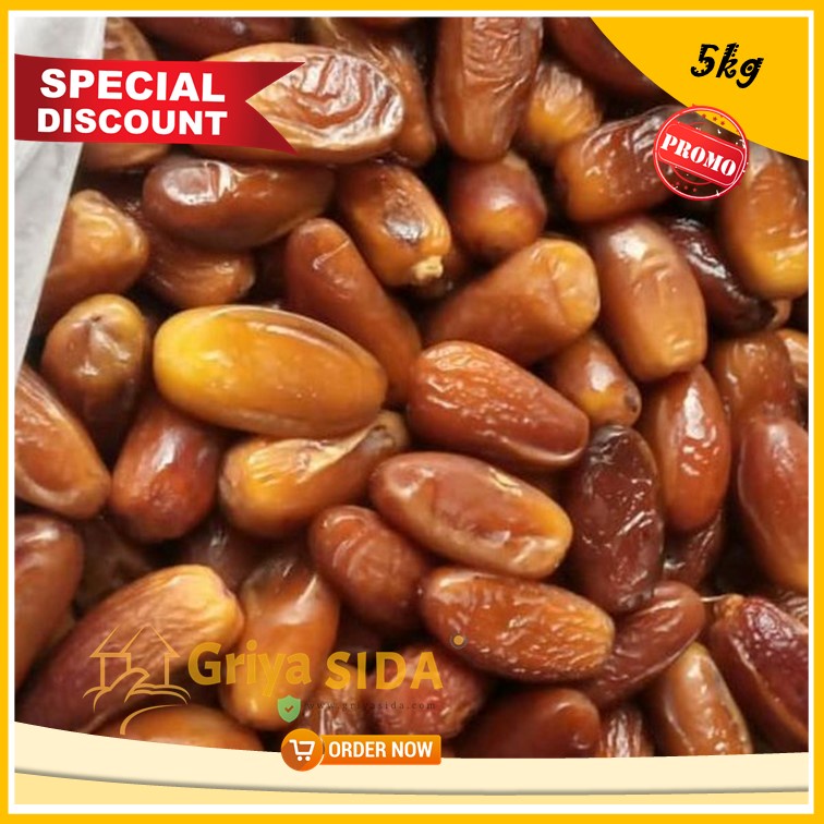 Kurma Tunisia Algeria Aljazair 5kg Tunisian Deglet Nour Dates New Arrival PROMO