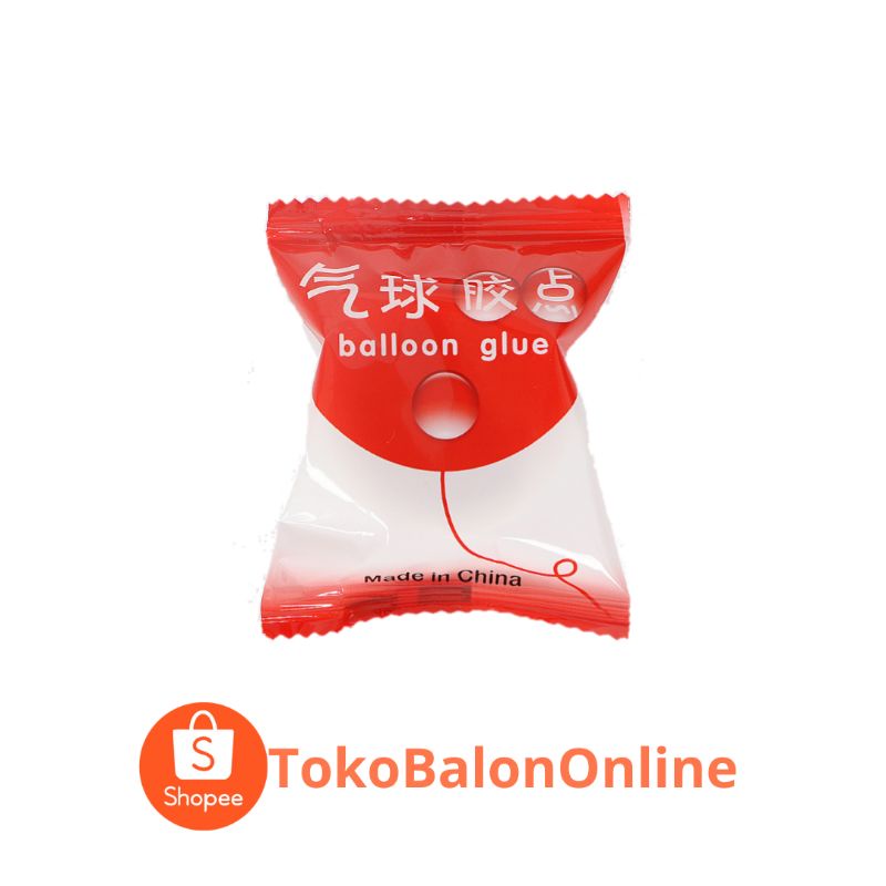 

Lem Balon Isi 100 dot / glue balloon perekat balon ( cara pemakaian seperti double tape)