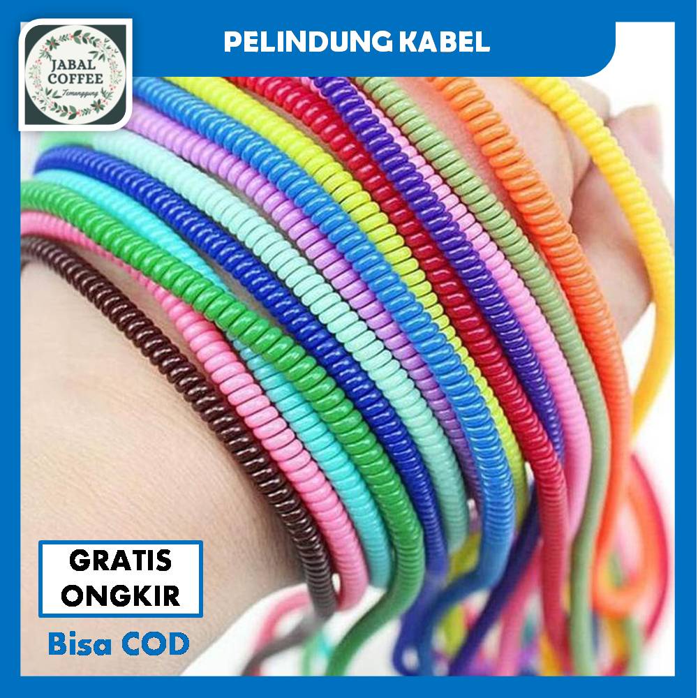 Pelindung Kabel Spiral / Pelindung Kabel Charger Universal / Pelilit Kabel Spiral Warna J113