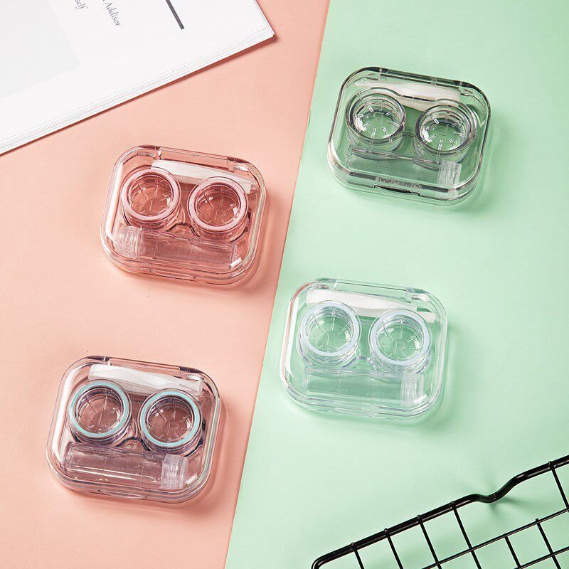 Tempat softlens clear Softlens case clear bening transparan