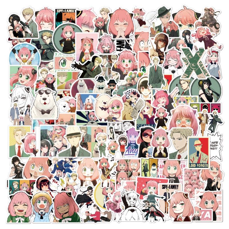 

[25 PCS] Sticker Anime Spy X Family