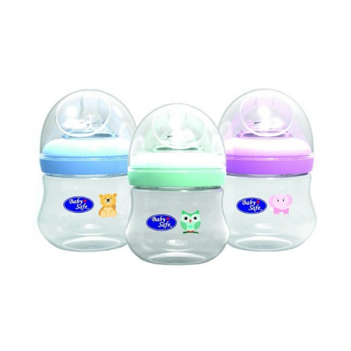 Baby Safe Bottle 125ml Wide Neck - Botol Susu Bayi