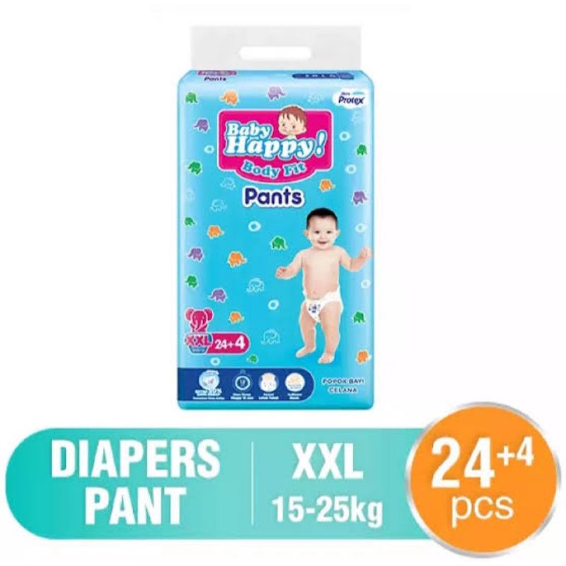 Pampers Baby Happy XXL 24 + 4
