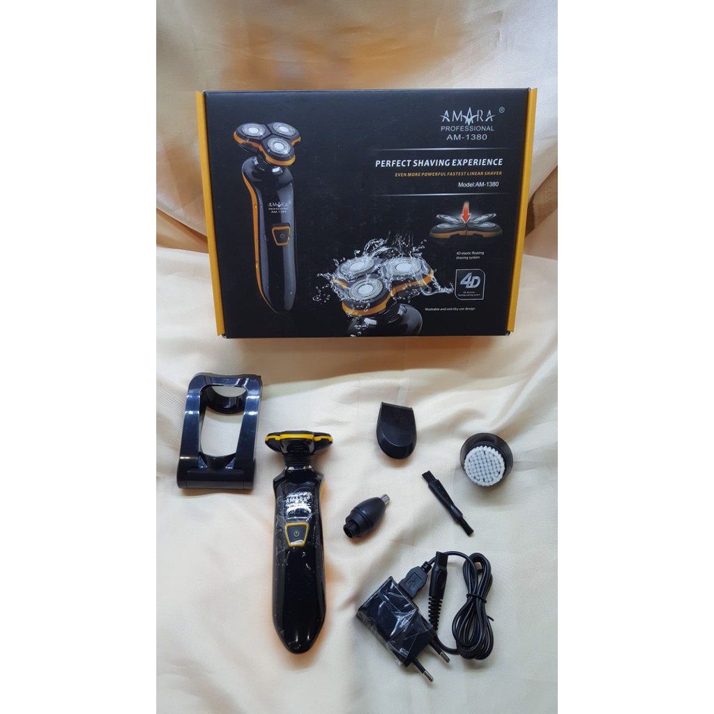 SHAVER AMARA/ALAT CUKUR AMARA 3in1 JENGGOT HIDUNG RAMBUT / SHAVER AMARA AM-1380