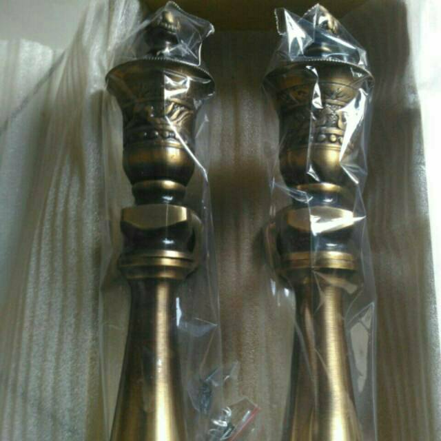 Pull gagang kuningan Handle pintu rumah kuningan 47cm Pull gagang kuningan Handle pintu rumah kuningan 47cm