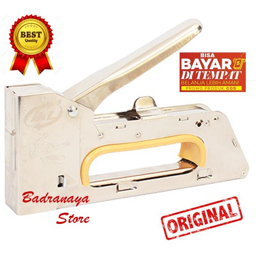 Stapler Tembak Gun Tacker Cekrekan Pengokot Staples Sofa Staples Jok Stepler Motor