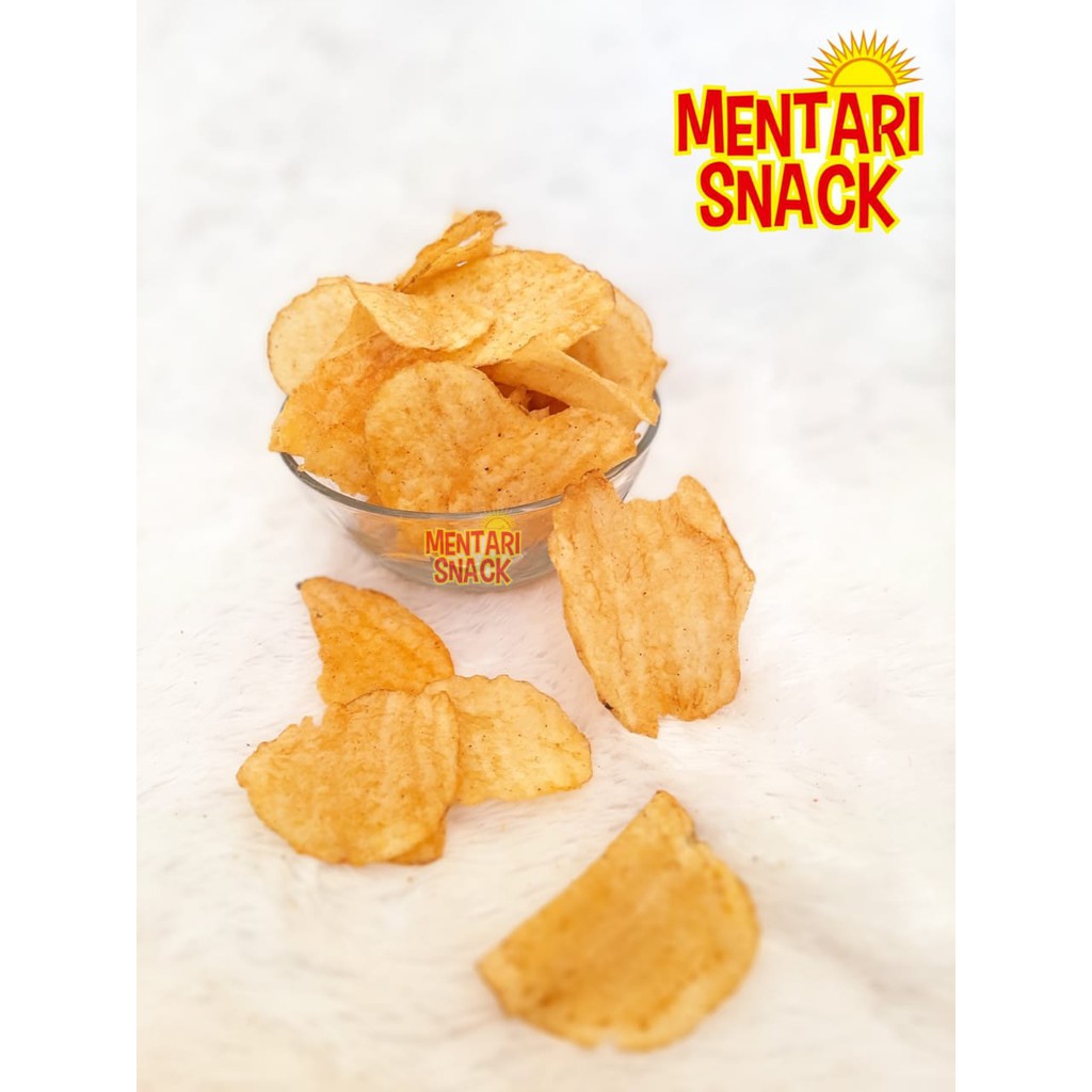 

Kripik Kentang Iris Tipis 250 gram Potato Chips