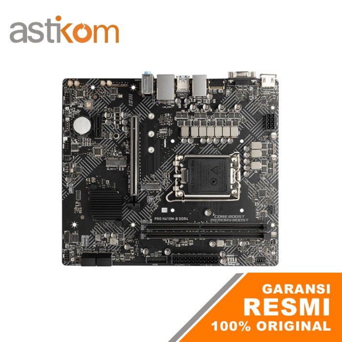 Motherboard MSI PRO H610M-B DDR4 LGA 1700 Alder Lake