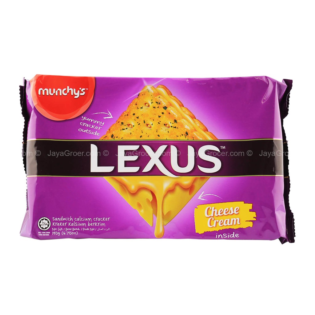 Munchy'S Lexus Cheese/coklat cream Family 5 x 19gr