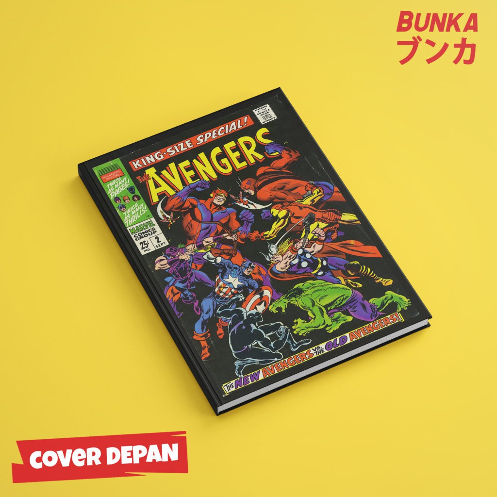 

Notebook Hardcover Marvel Avengers Klasik Cover 09 Ukuran A5 Buku Tulis Catatan Agenda Planner Jurnal Note Book Gift Couple