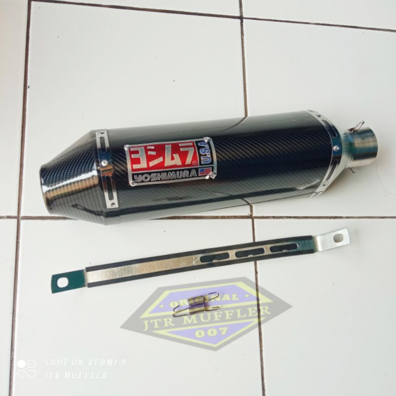 Silincer Silencer knalpot Yoshimura Usa carbon inlet 50mm pnp Ninja 250 fi R25 R15 vixion gsx r150 c