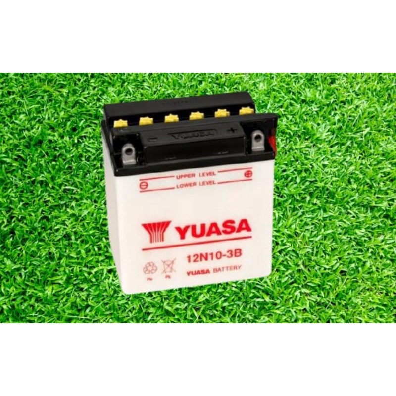 accu / aki motor yang basah Yuasa 12n10-3b / 12n10 / 12n103b