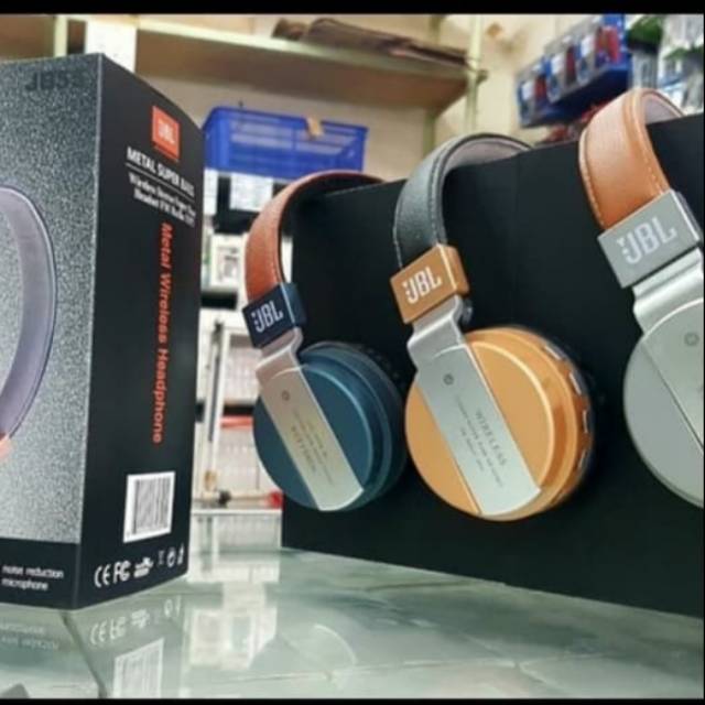 Headset JBL bluetooth Super Bass