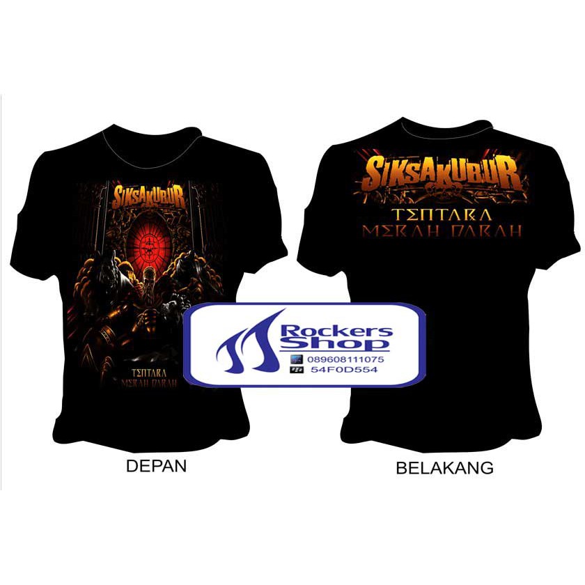 KAOS SIKSAKUBUR TENTARA MERAH DARAH