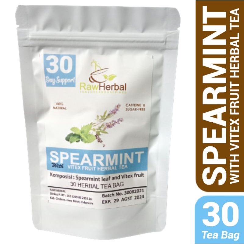 Spearmint With Vitex Fruit Herbal Tea Isi 30 Tea Bag